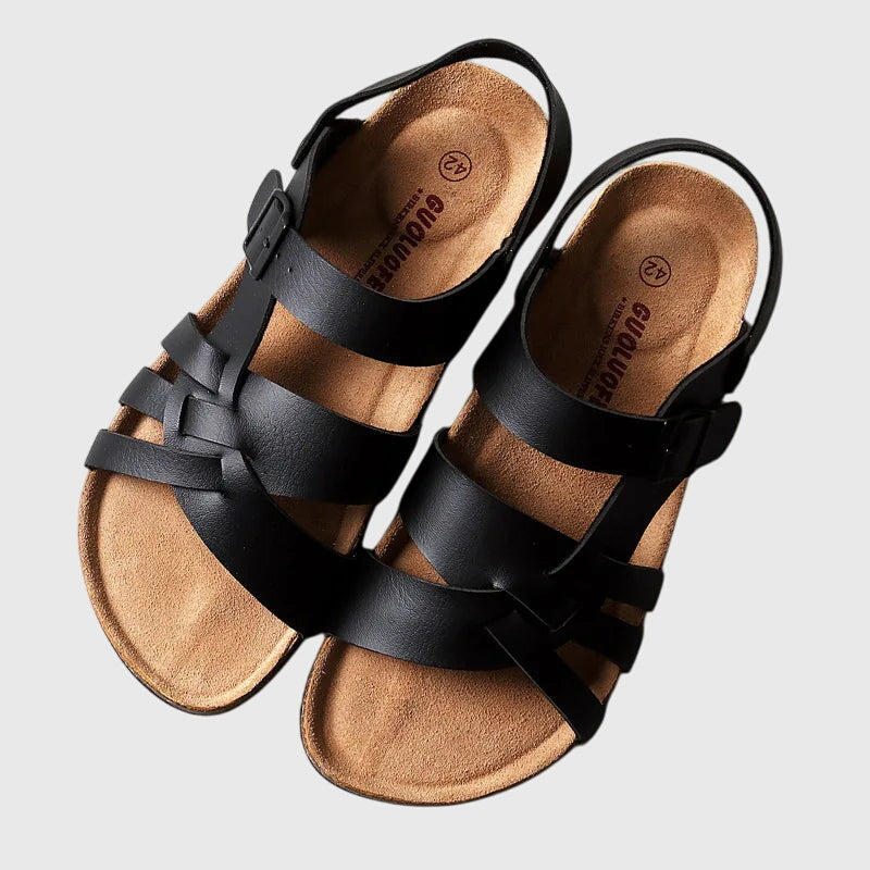 Émilienne | Crossed Orthopedic Sandals
