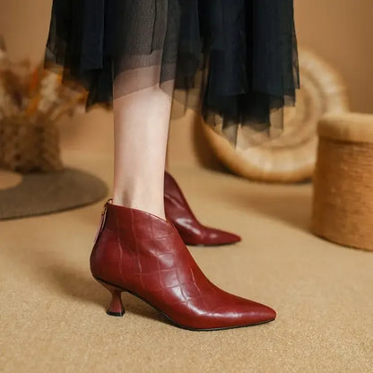 Annika Genuine Leather Boots