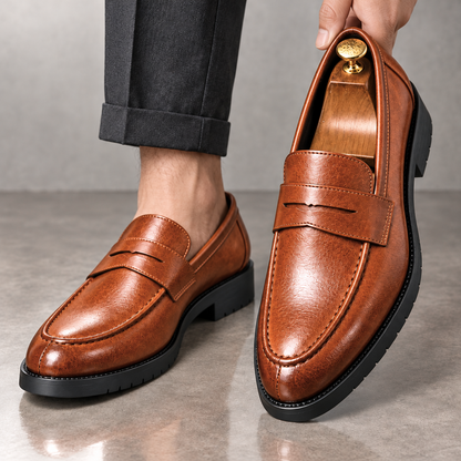 Salvino Leather Loafers