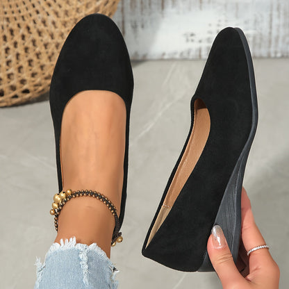 Velouria | Elegant Wedge Heels