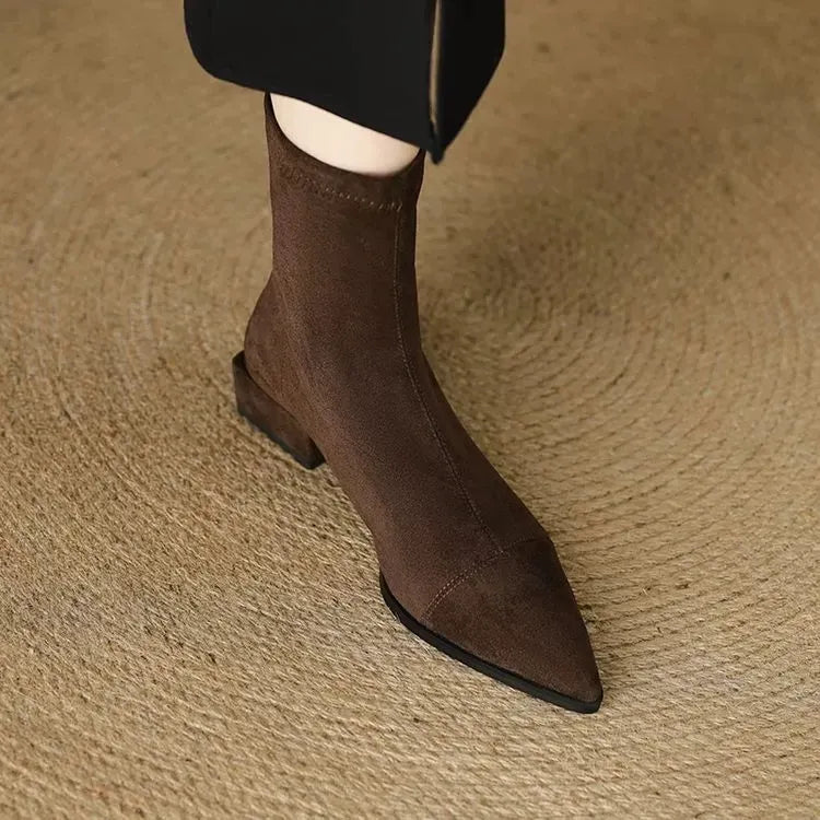 Daphne Pointed-Toe Boots