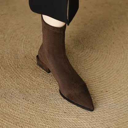 Daphne Pointed-Toe Boots