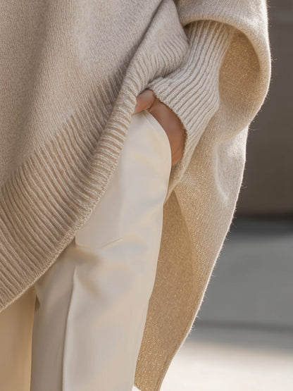 Cindy | Elegant Poncho Sweater