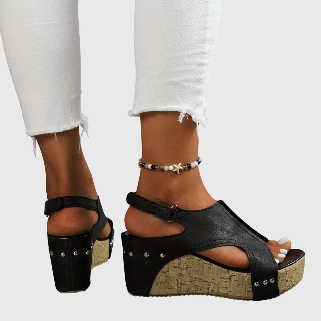 Émilie | Wedge Orthopedic Sandals