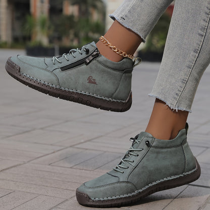 Maura | Comfort Nature Zip Sneakers