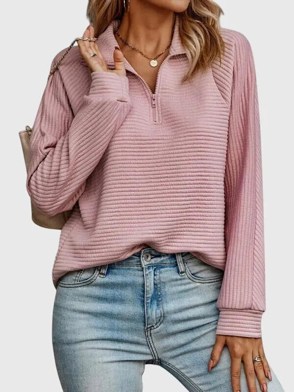 Abigail | Elegant Sweater with Zipper