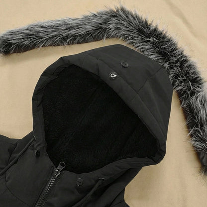 Bjorn men's winter parka with fur-trim hood
