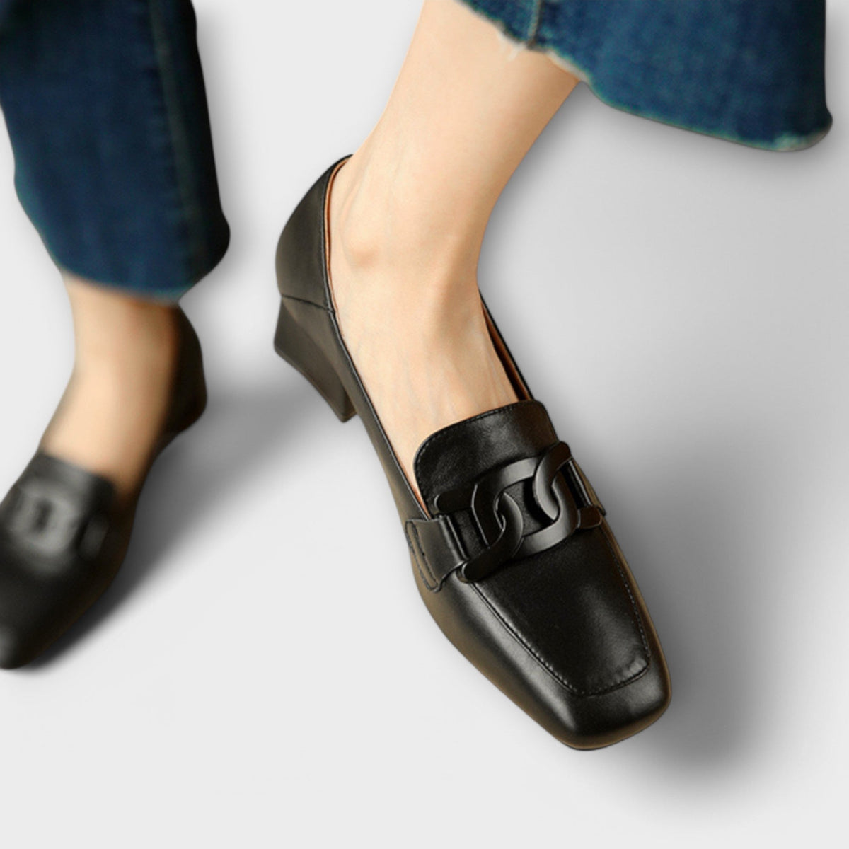 Monica | Chain Loafers