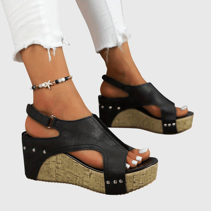 Émilie | Wedge Orthopedic Sandals