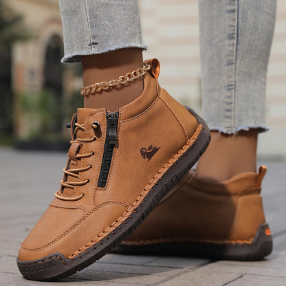 Maura | Comfort Nature Zip Sneakers