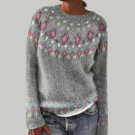 Candice | Scandinavian Pattern Sweater