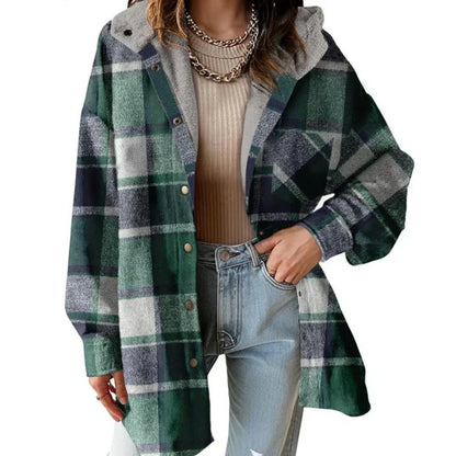 Premium Flannel Hooded Jacket