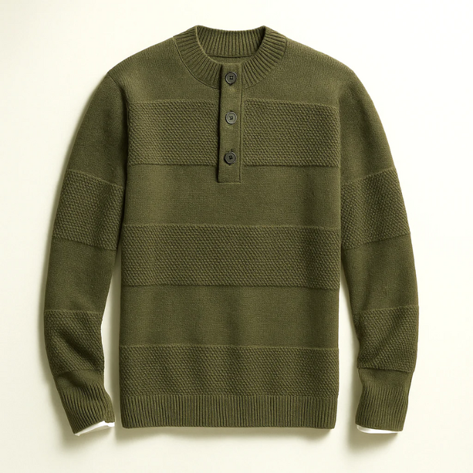 The Henley Wool Sweater