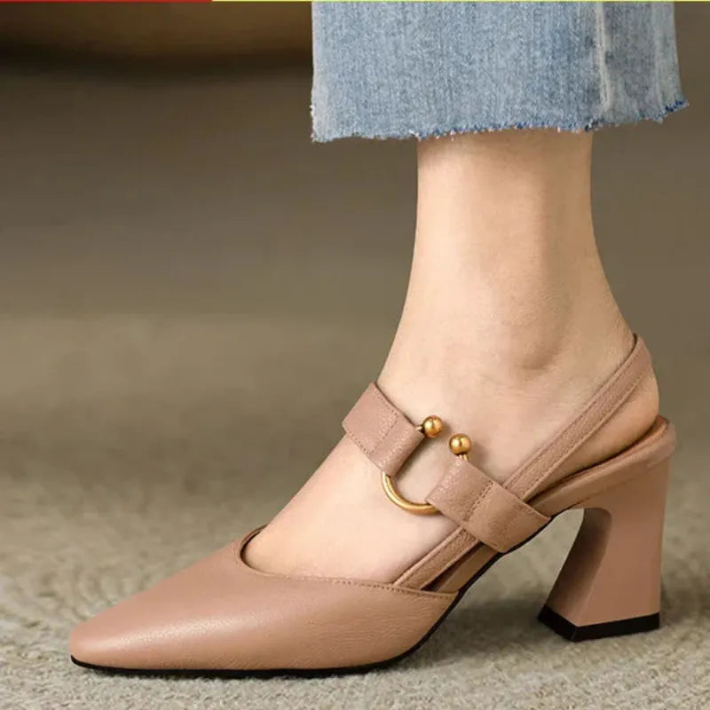 Orélissa | Slingback Heels with Jewel Detail