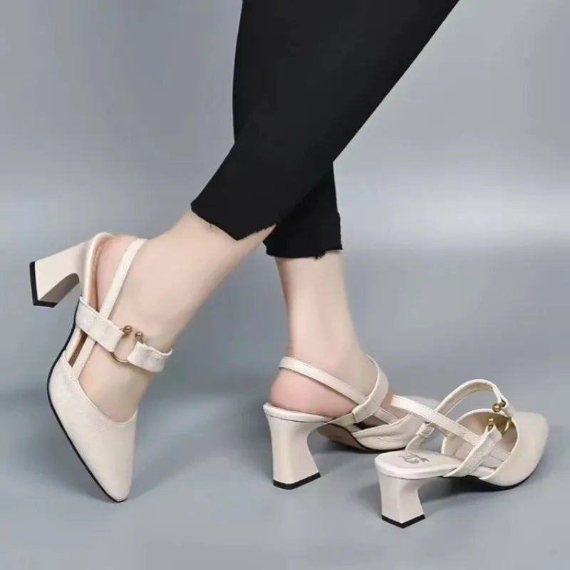 Orélissa | Slingback Heels with Jewel Detail