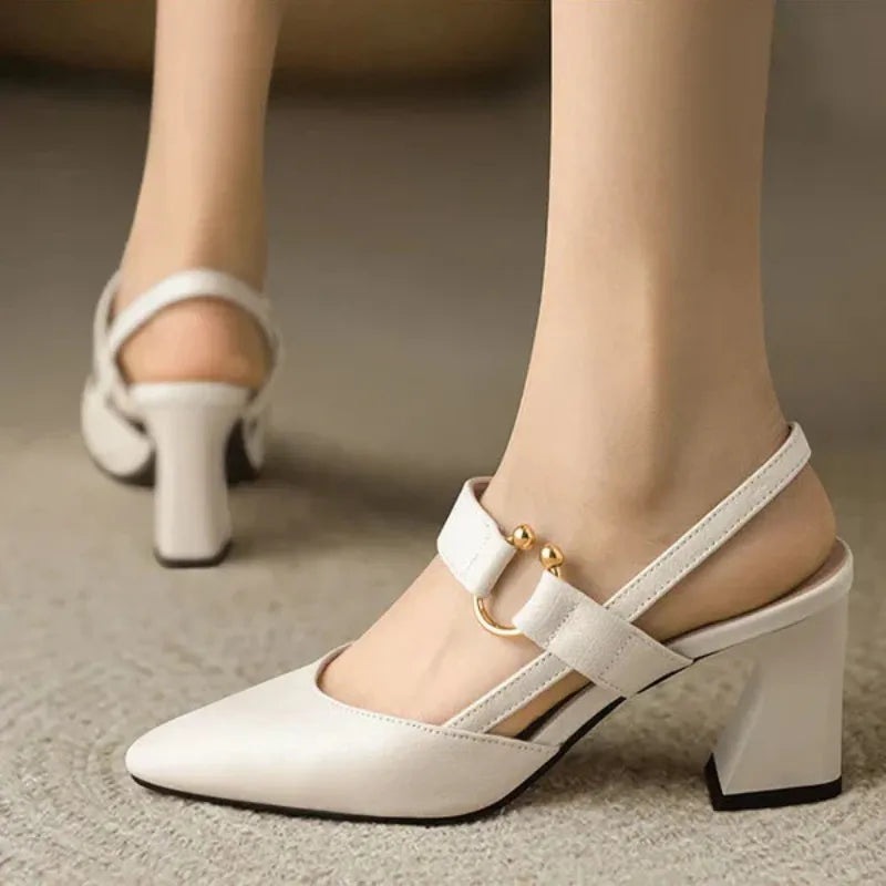 Orélissa | Slingback Heels with Jewel Detail