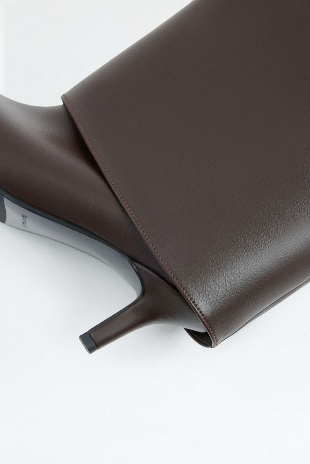 Barfin Leather knee high boots - Dark Brown