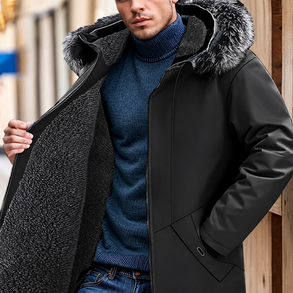 Bjorn windproof hooded parka for men