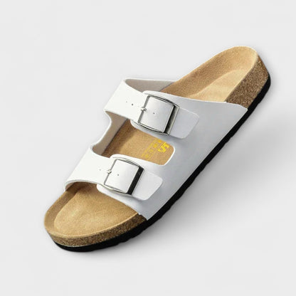 Alba | Double Buckle Orthopedic Mules
