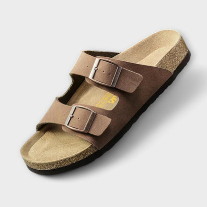 Alba | Double Buckle Orthopedic Mules