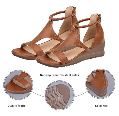 Charlotte | Chic Minimalist Wedge Sandals