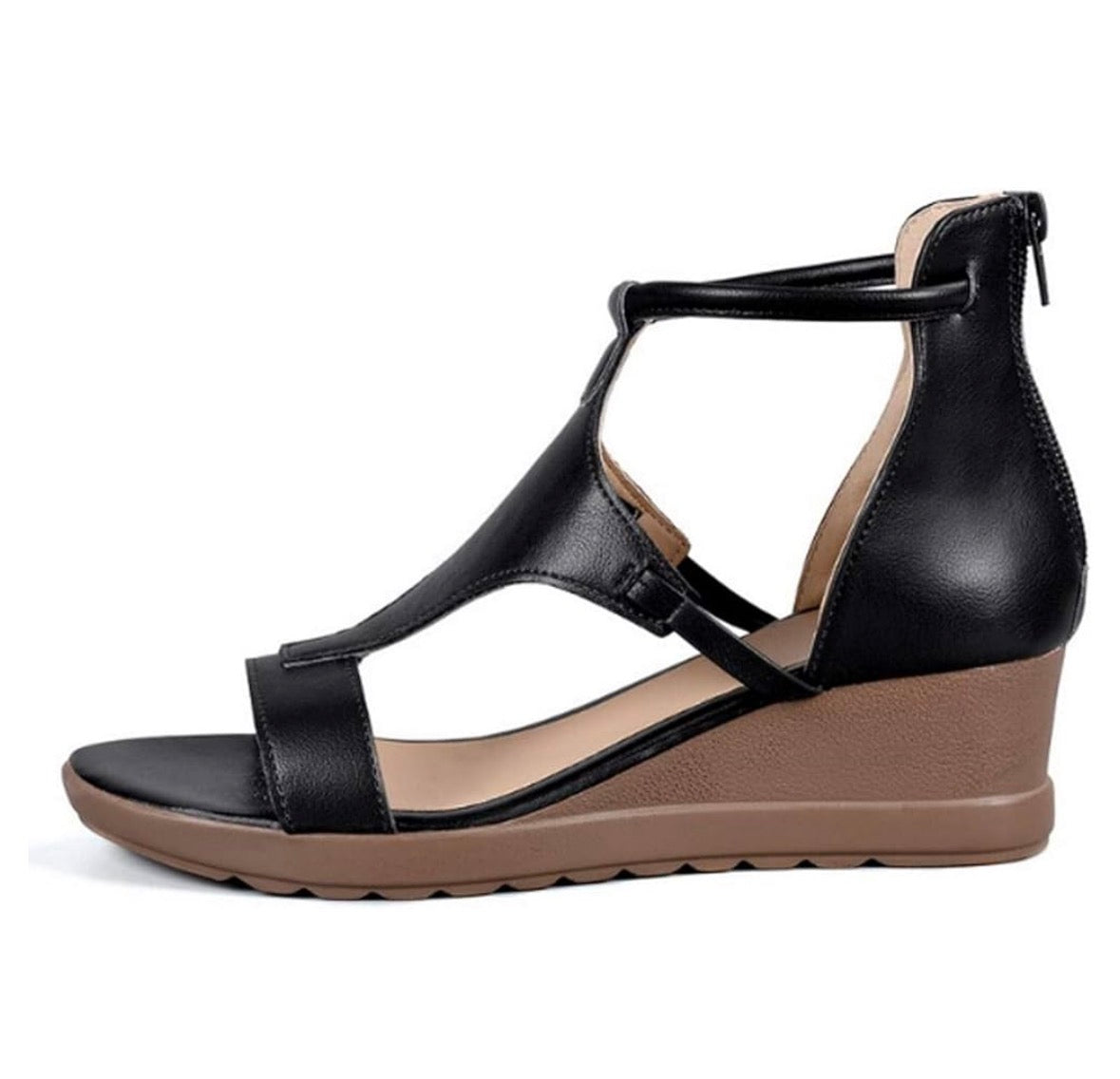 Charlotte | Chic Minimalist Wedge Sandals