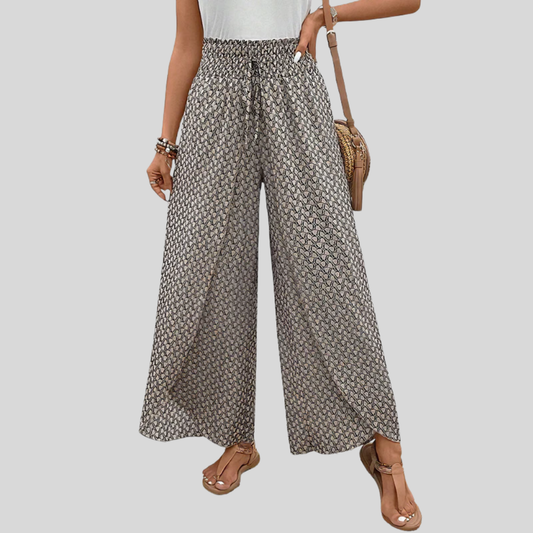 Gabrielle | Elegant Printed Palazzo Pants