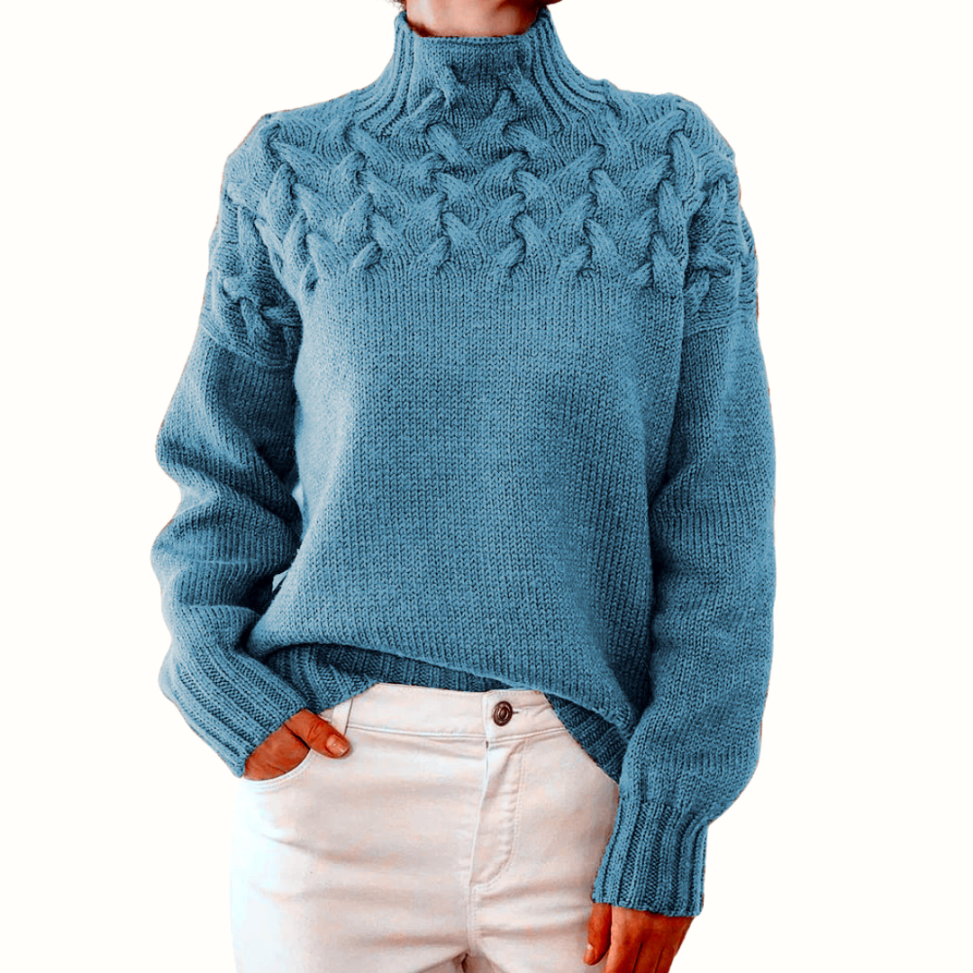 Lucie | Modern Twisted Knit Sweater