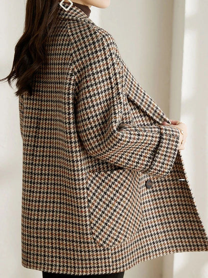 Jessica | Women Spring Check Blazer Jacket