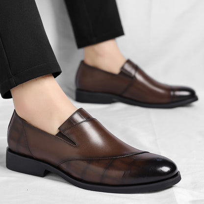Lurex Leather Loafers