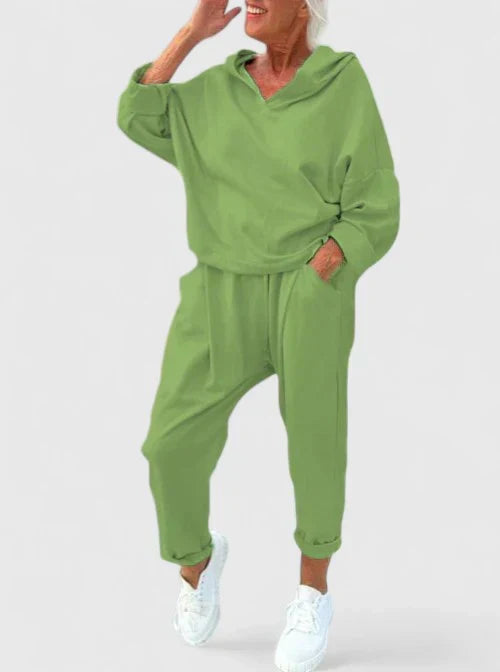 Sally | Comfortable Hooded Sweatshirt Set