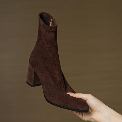 Alora Genuine Suede Boots