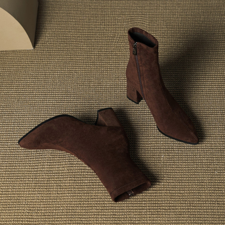 Alora Genuine Suede Boots