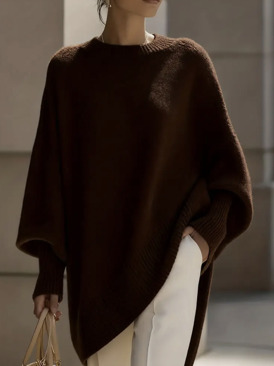 Cindy | Elegant Poncho Sweater