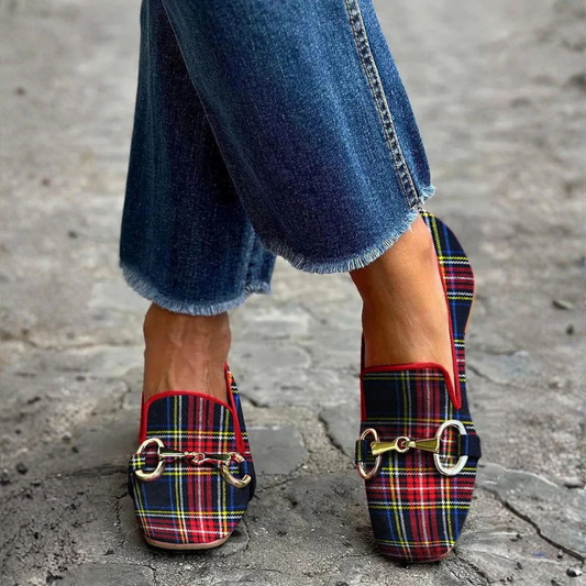 Élise | Tartan Loafers