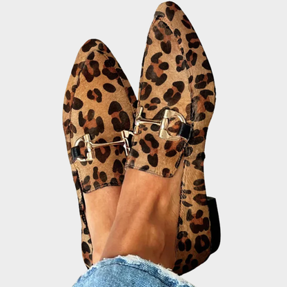 Léonora | Chic Leopard Moccasins