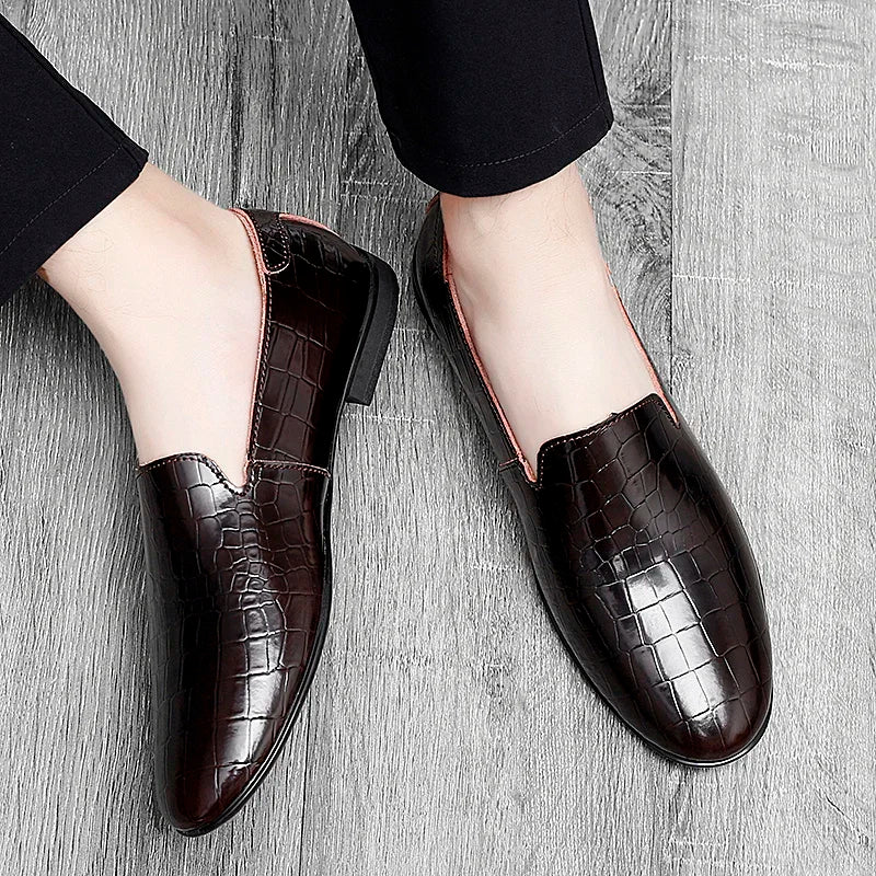 Stalwart Genuine Leather Loafers