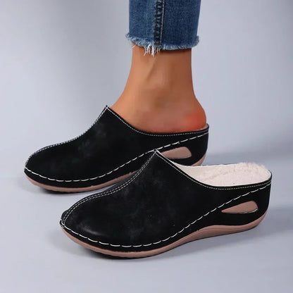 Élise | Fleece Lined Orthopedic Mules