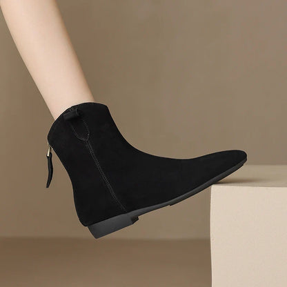 Renata Genuine Suede Chelsea Boots