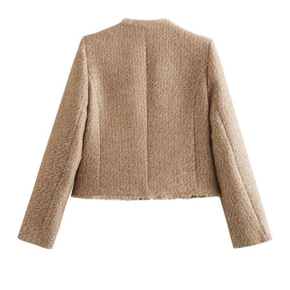 Emily | Women's Tweed Button-Down Jacket
