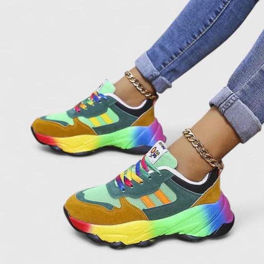 Maya | Dynamic Multicolored Sneakers