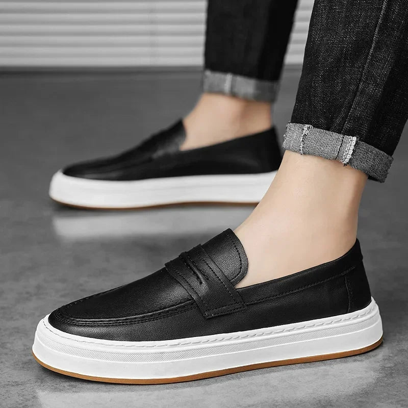 Moico Genuine Leather Loafers
