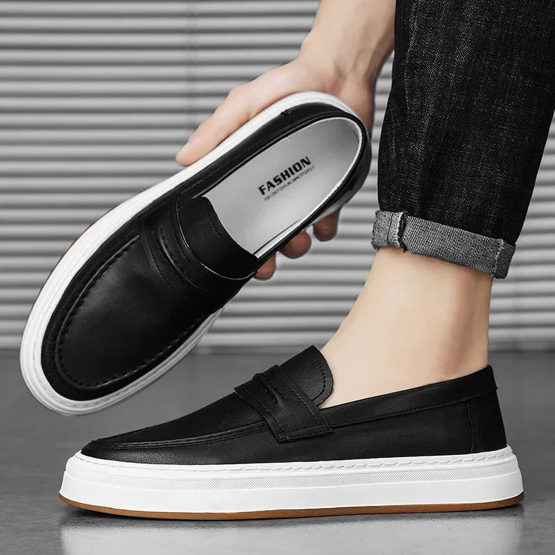 Moico Genuine Leather Loafers