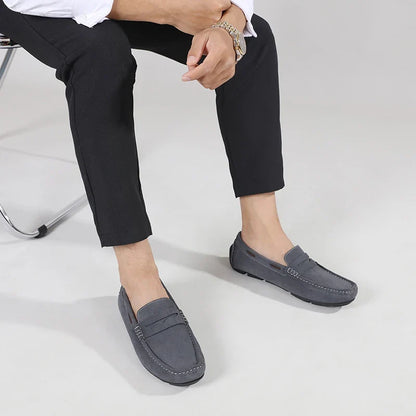 Fletro Genuine Suede Loafers