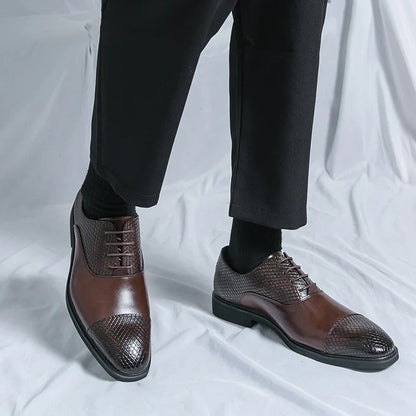 Slyther Genuine Leather Brogues