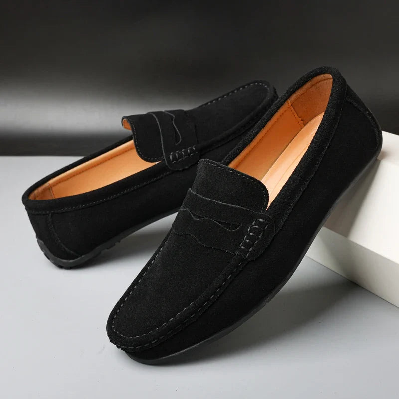 Gildron Genuine Suede Loafers
