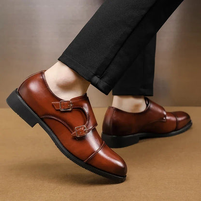 Grandeur Monk Strap Shoes