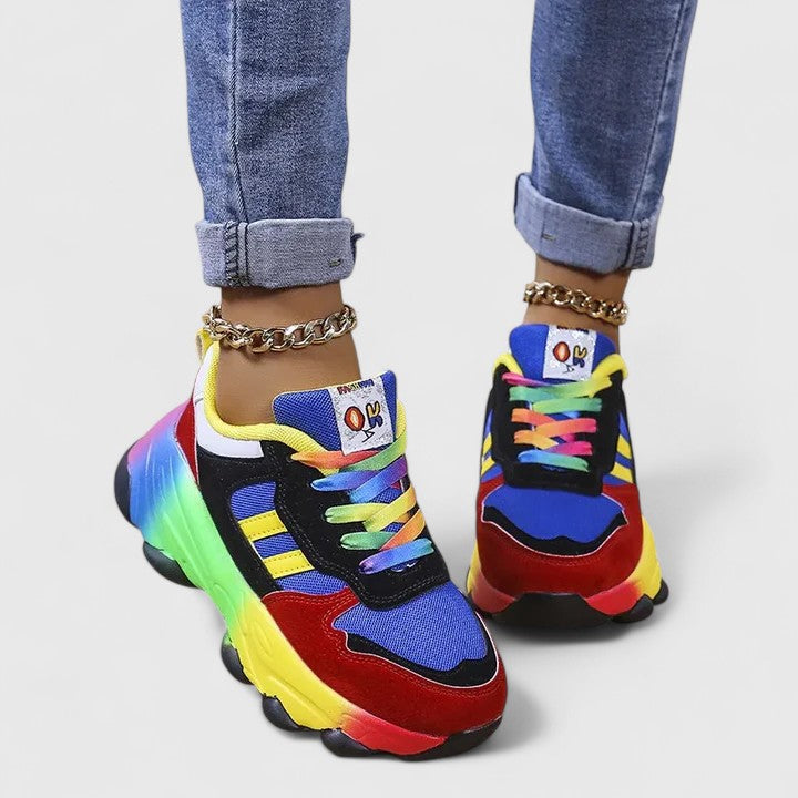 Maya | Dynamic Multicolored Sneakers
