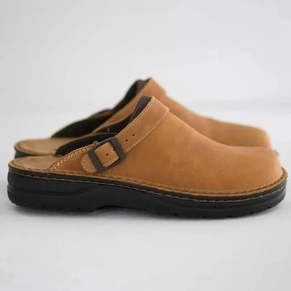 Victory | Natural Leather Orthopedic Clogs