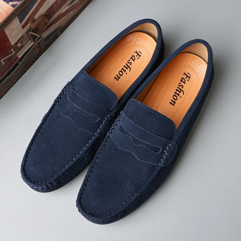 Gildron Genuine Suede Loafers